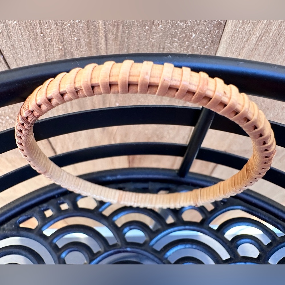 Elegant Tan Woven Bracelet